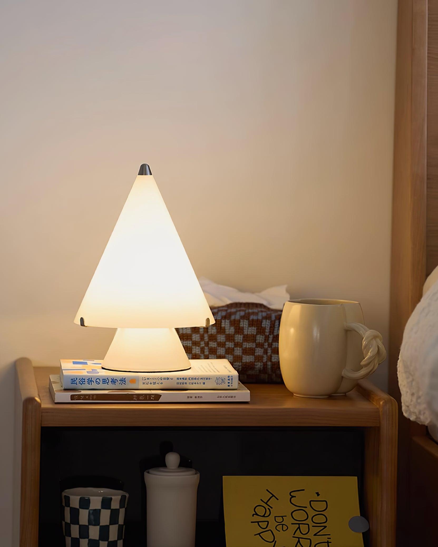Lrtvin Minimalist Glass Table Lamp