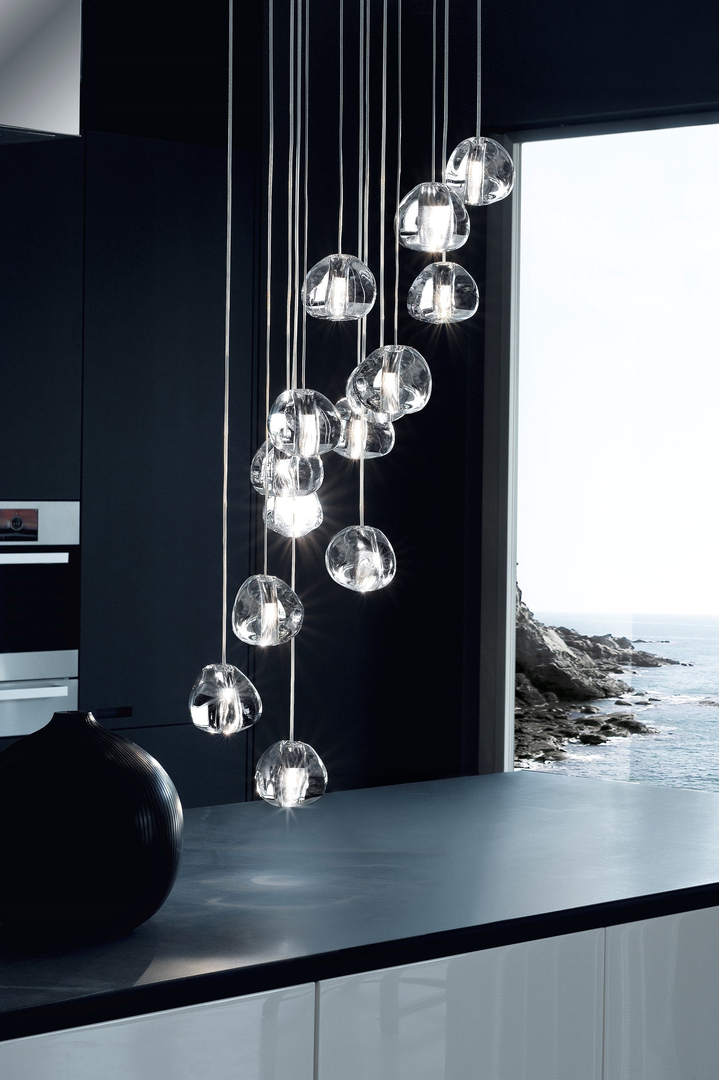 Gevlin Postmodern Luxury Cherry Crystal Pendant Lamp
