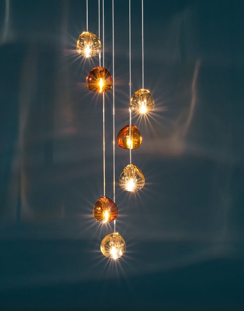Gevlin Postmodern Luxury Cherry Crystal Pendant Lamp