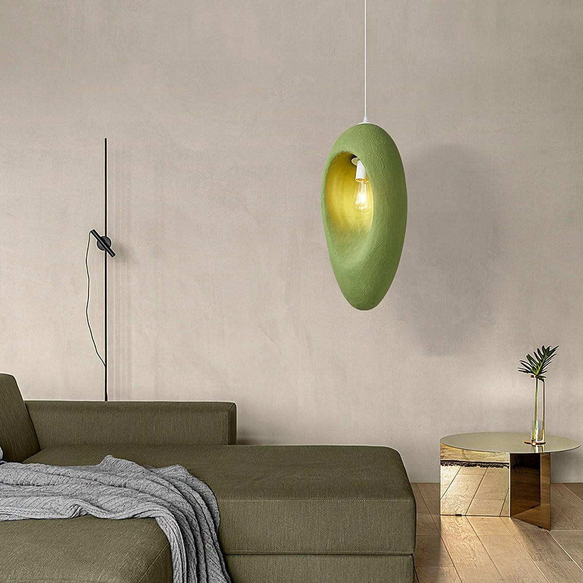 Ulrinara Modern Minimalist Plastic Pendant Light