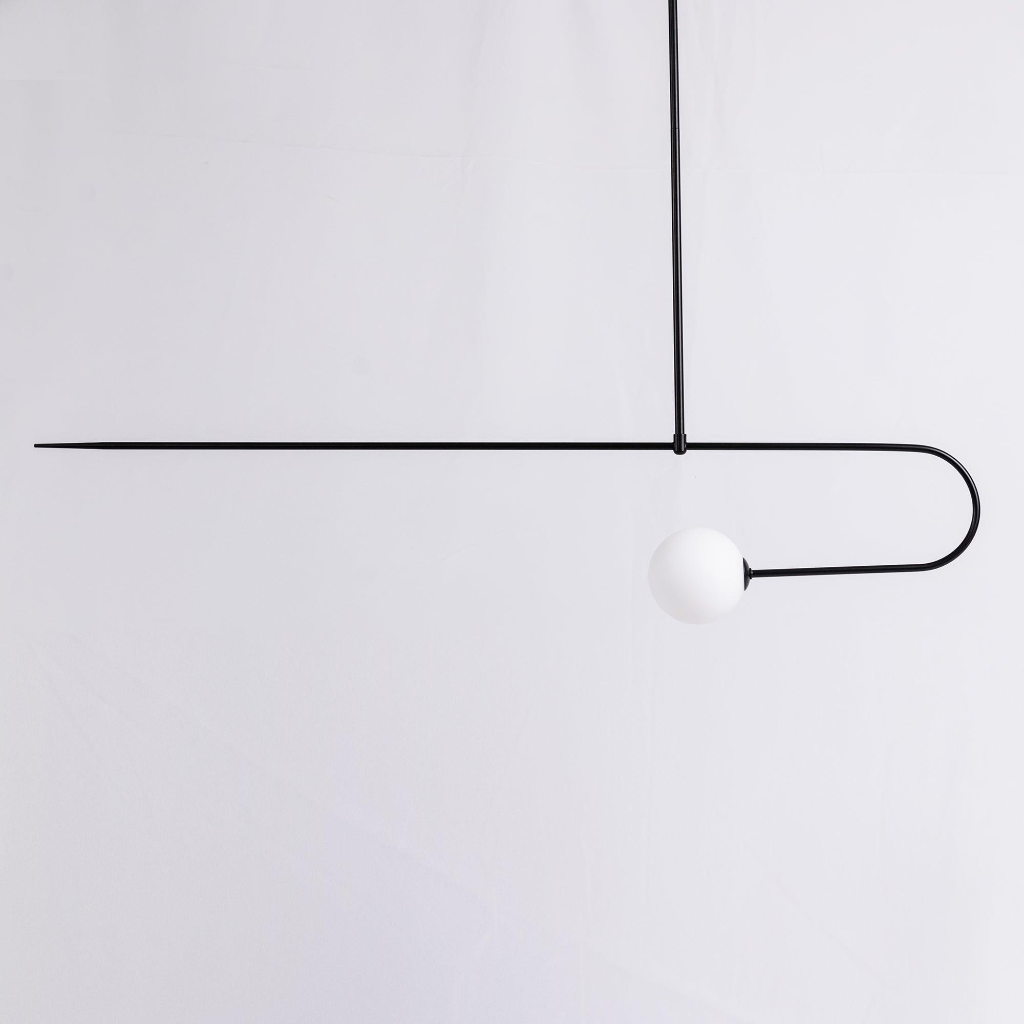 Viraiseon Chandelier Mobile Black Minimalist