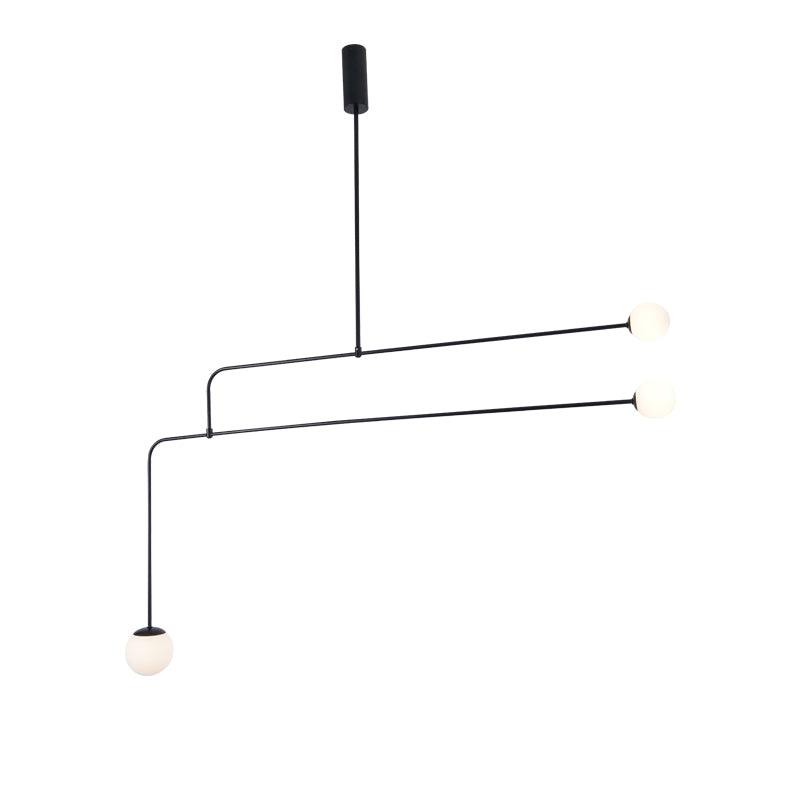 Viraiseon Chandelier Mobile Black Minimalist