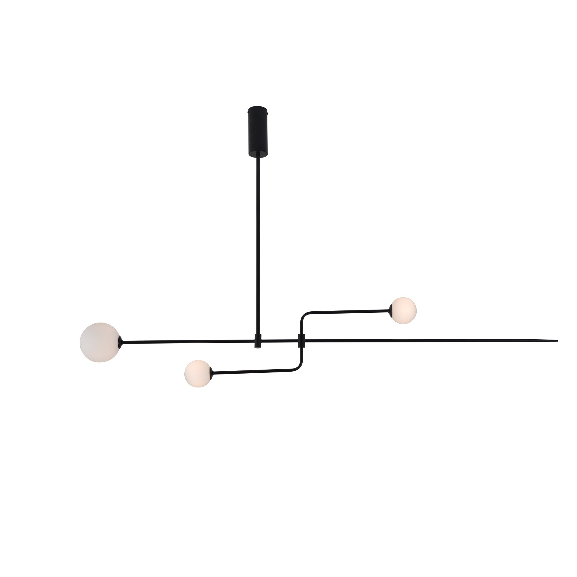 Viraiseon Chandelier Mobile Black Minimalist