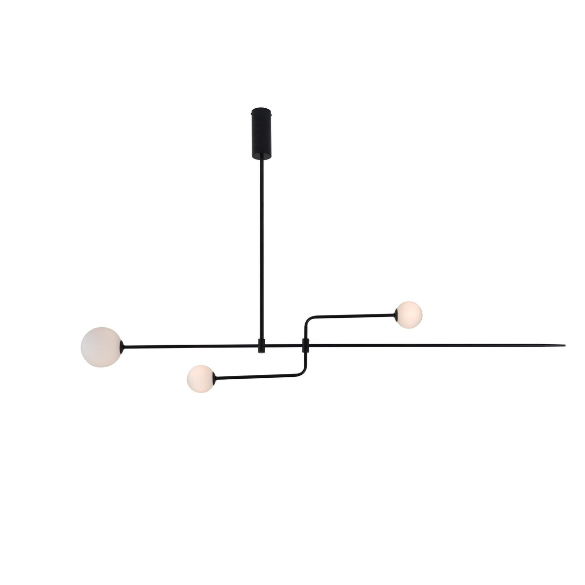 Viraiseon Chandelier Mobile Black Minimalist