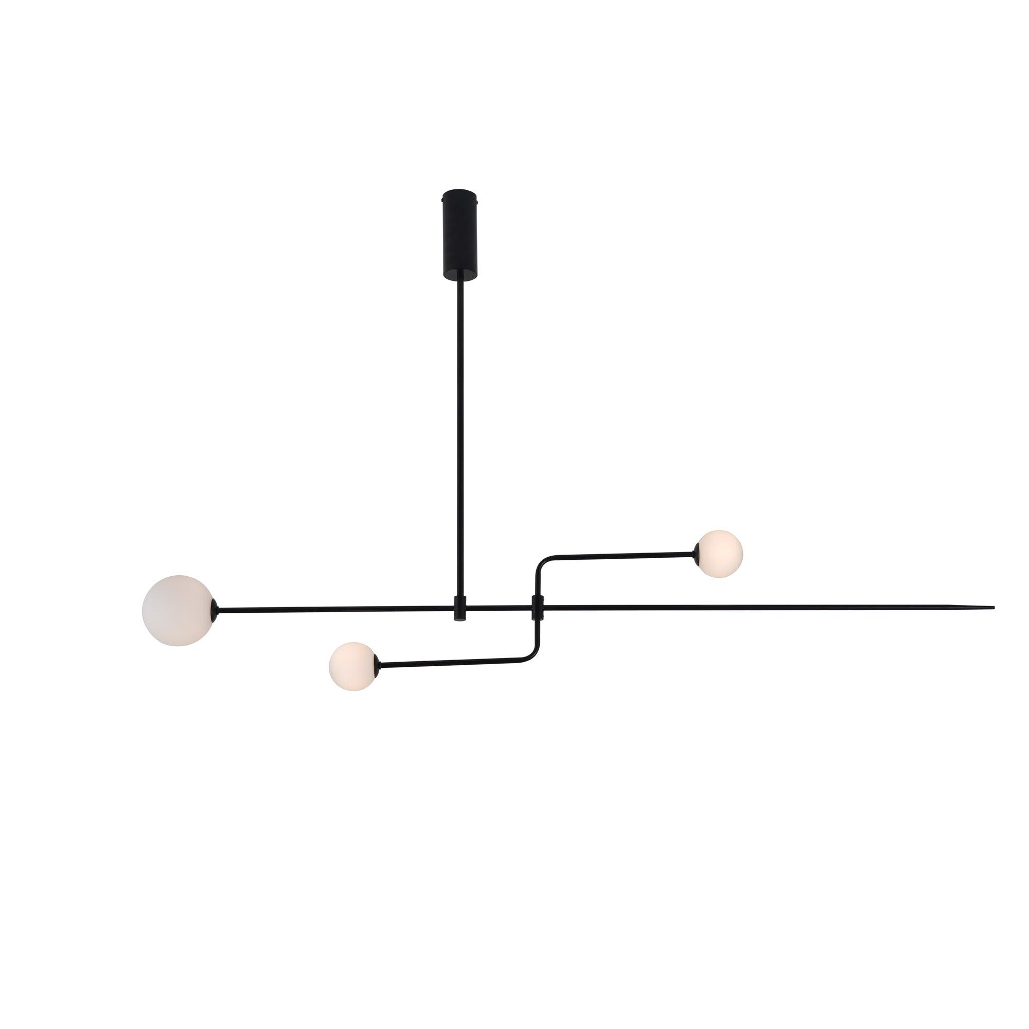 Viraiseon Chandelier Mobile Black Minimalist