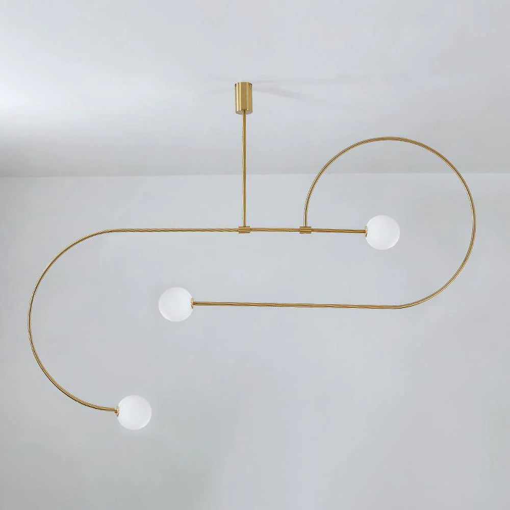 Viraiseon Chandelier Mobile Black Minimalist
