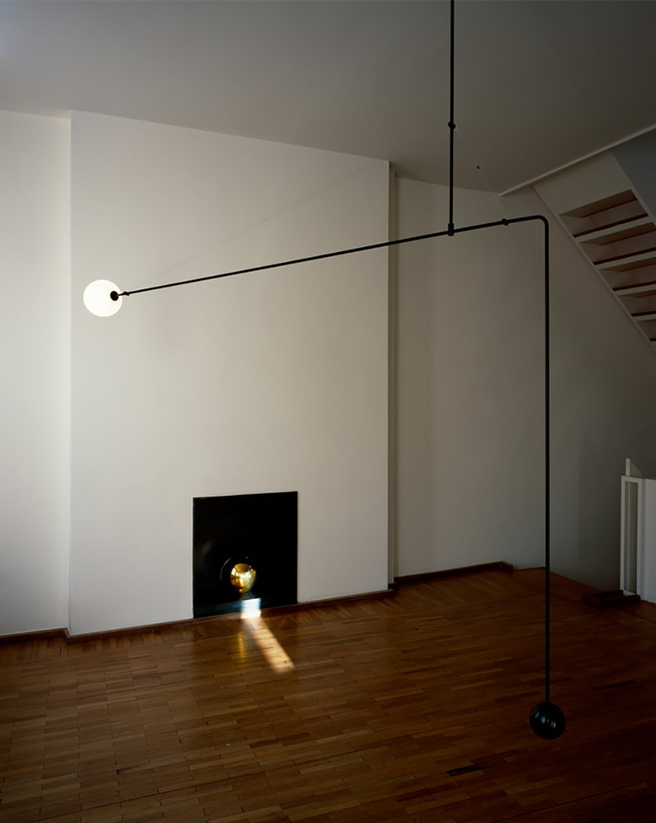 Viraiseon Chandelier Mobile Black Minimalist