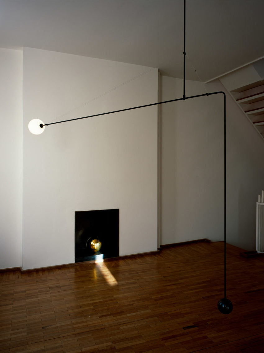 Viraiseon Chandelier Mobile Black Minimalist