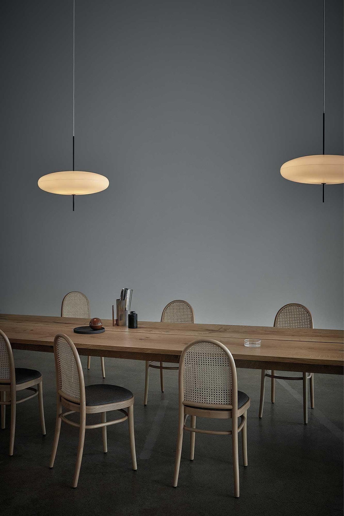 Rivaniella Pendant Lamp Joined Black-Painted for Living Room