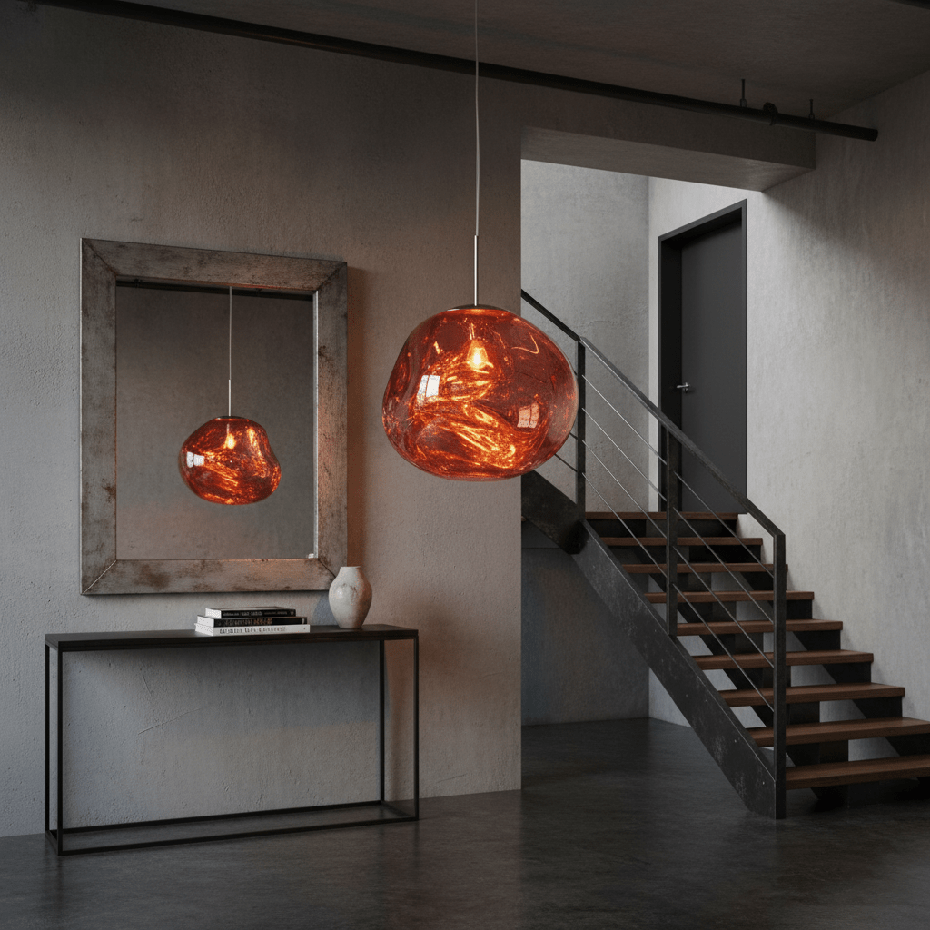 Roseview Travertine Pendant Light