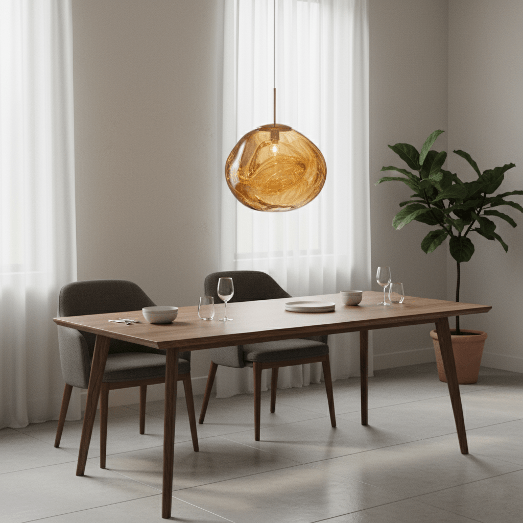 Roseview Travertine Pendant Light