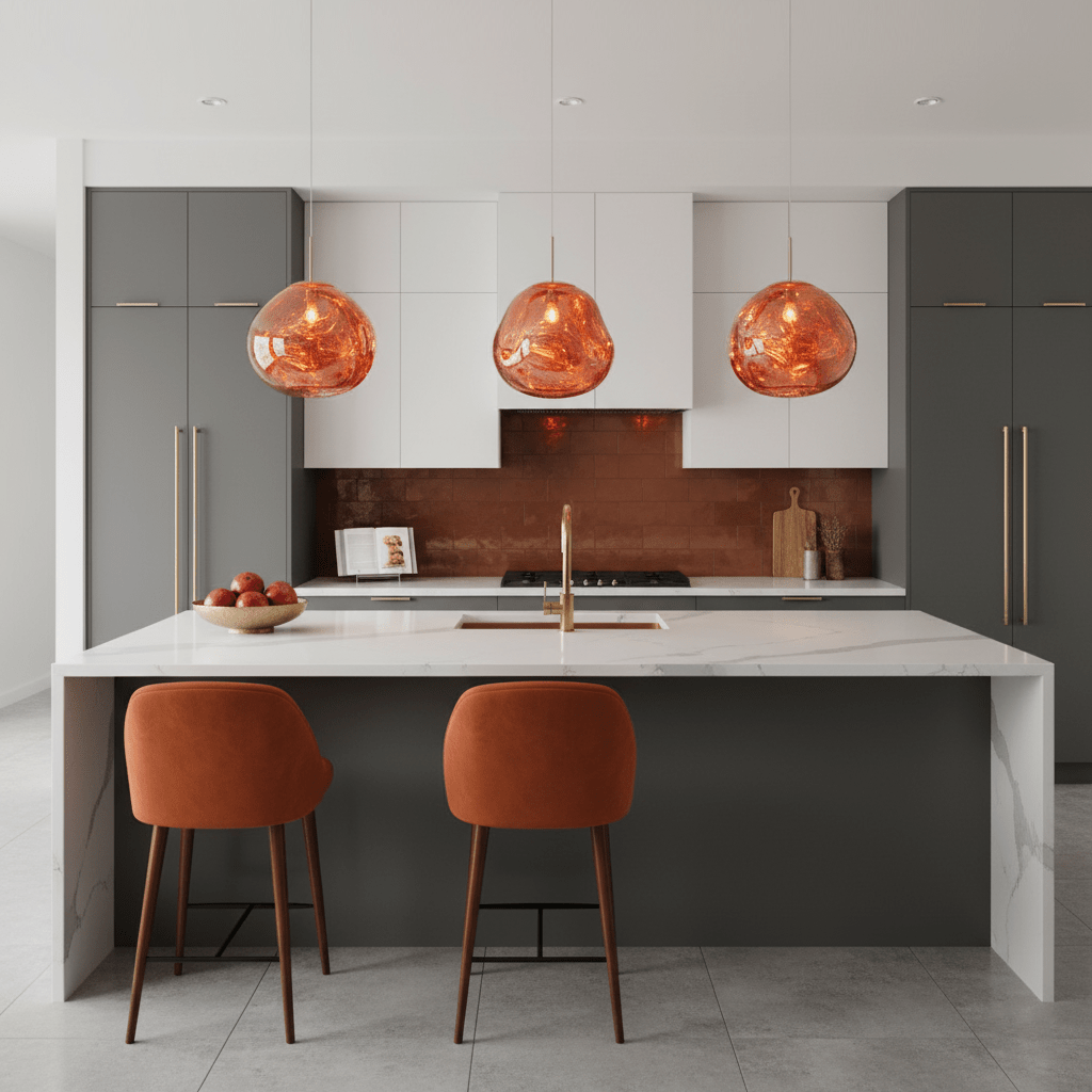 Roseview Travertine Pendant Light