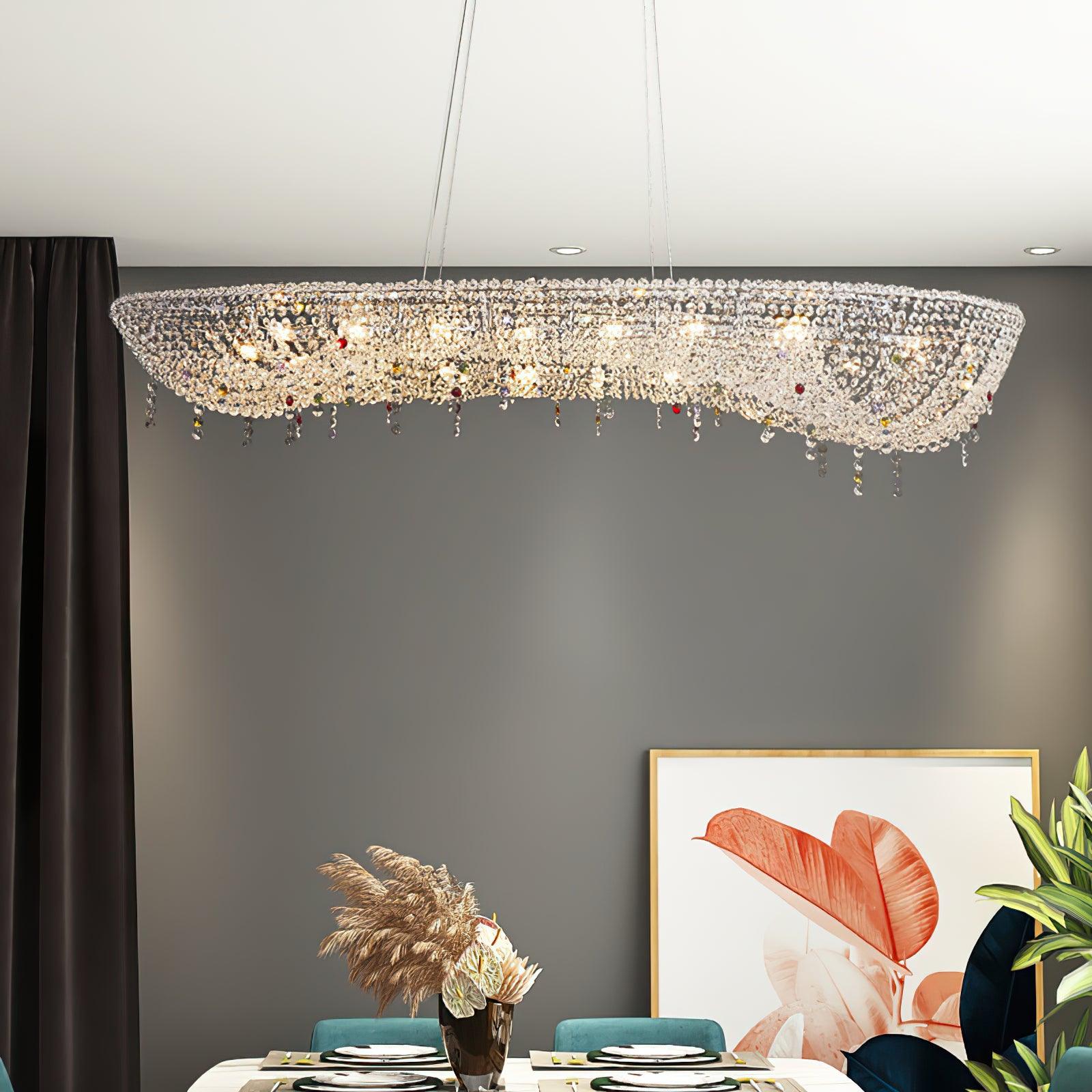 Bior Embellished Crystal Pendant Light
