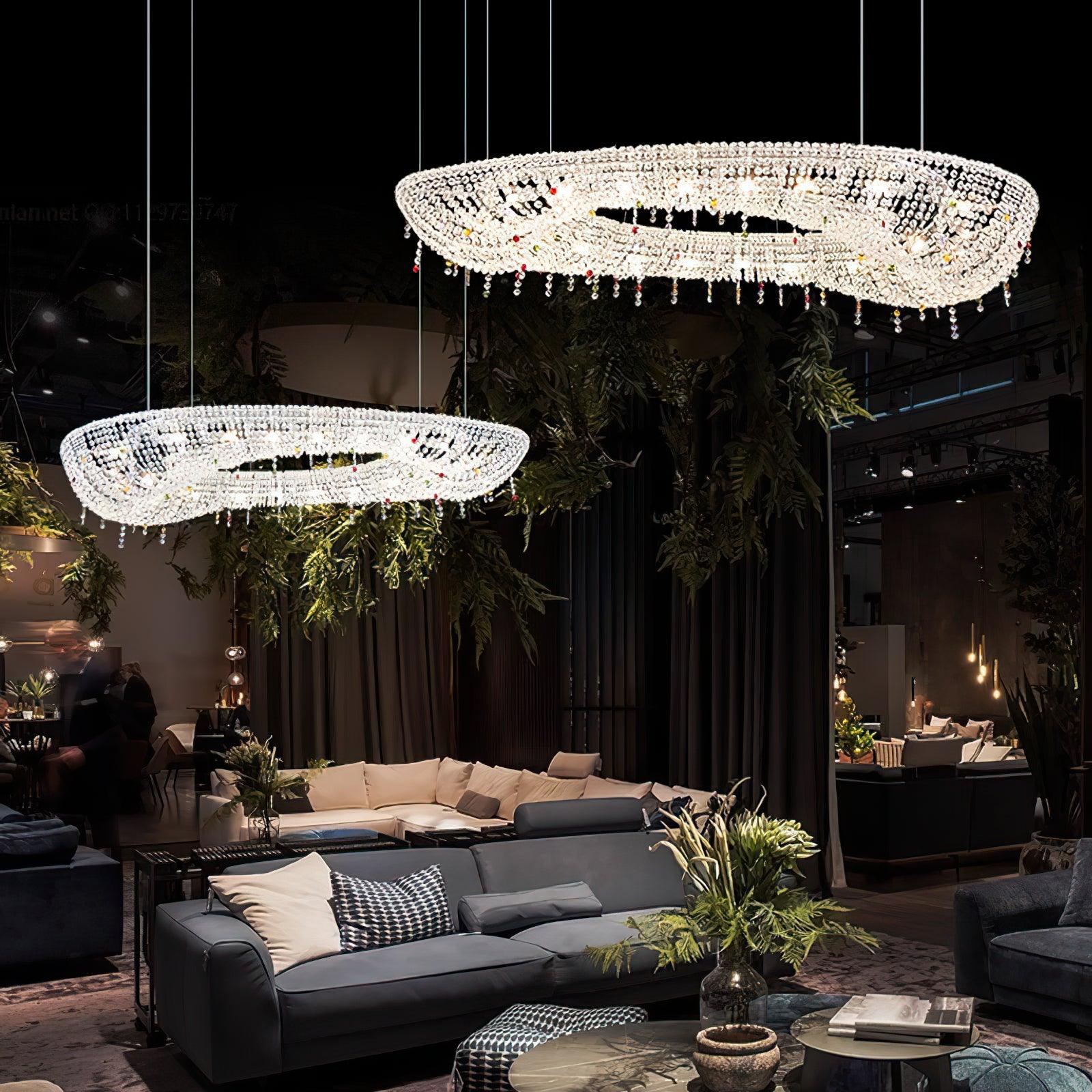 Bior Embellished Crystal Pendant Light