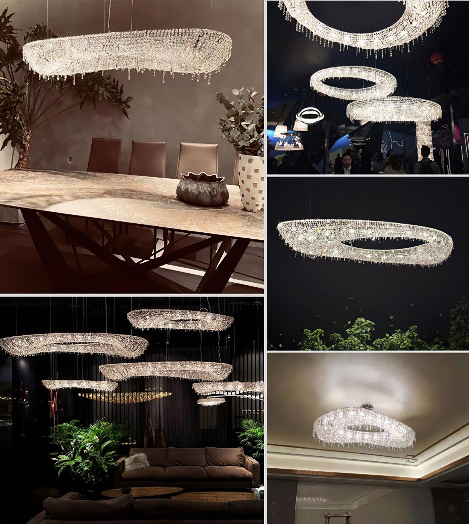 Bior Embellished Crystal Pendant Light