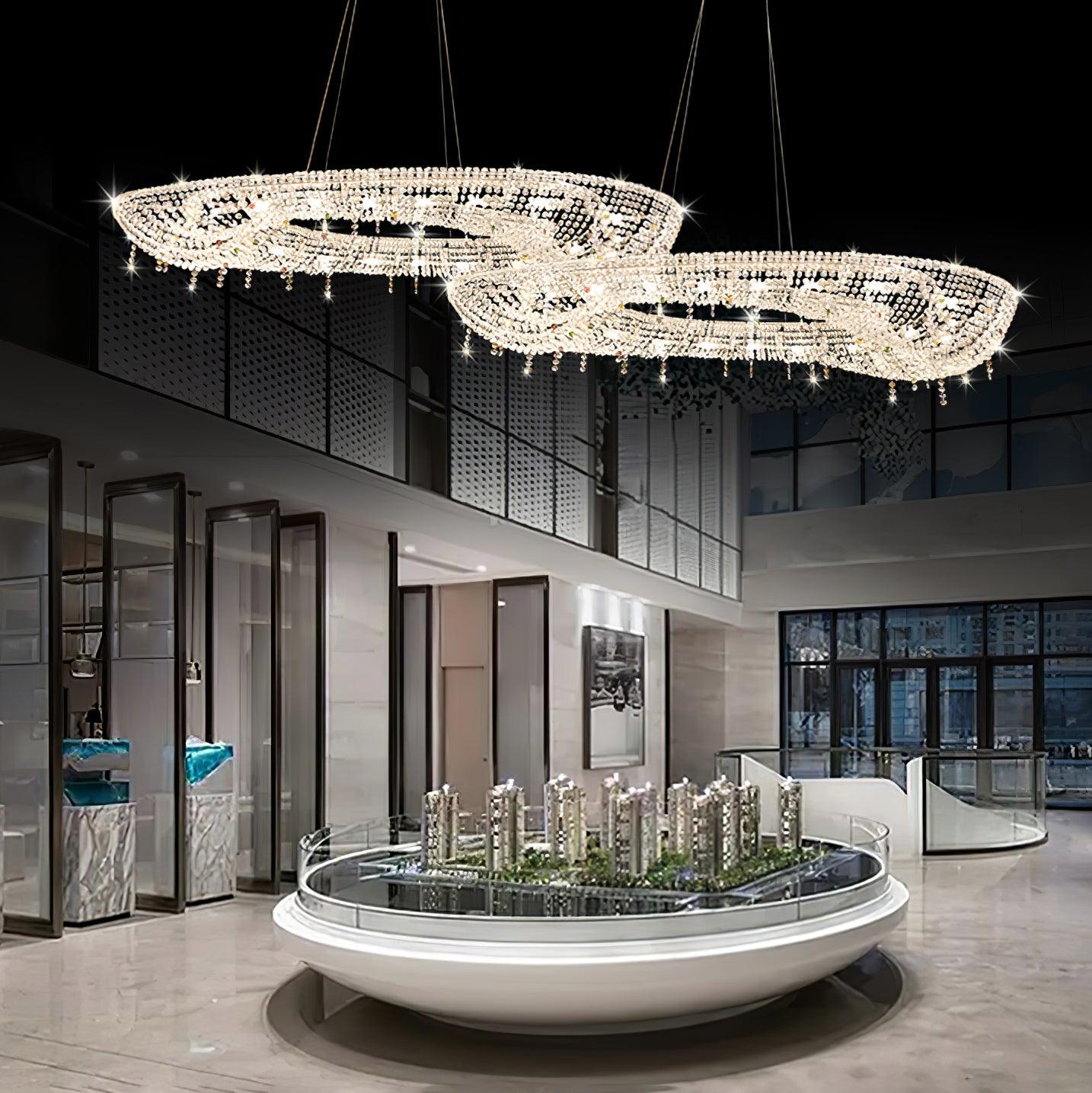 Bior Embellished Crystal Pendant Light