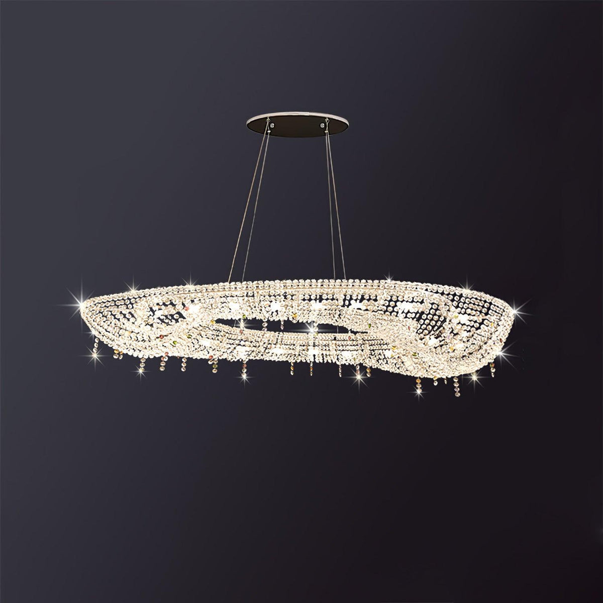Bior Embellished Crystal Pendant Light