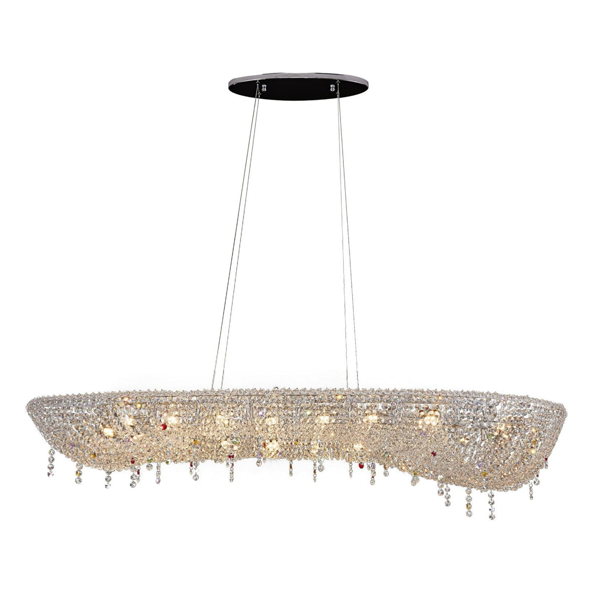 Bior Embellished Crystal Pendant Light