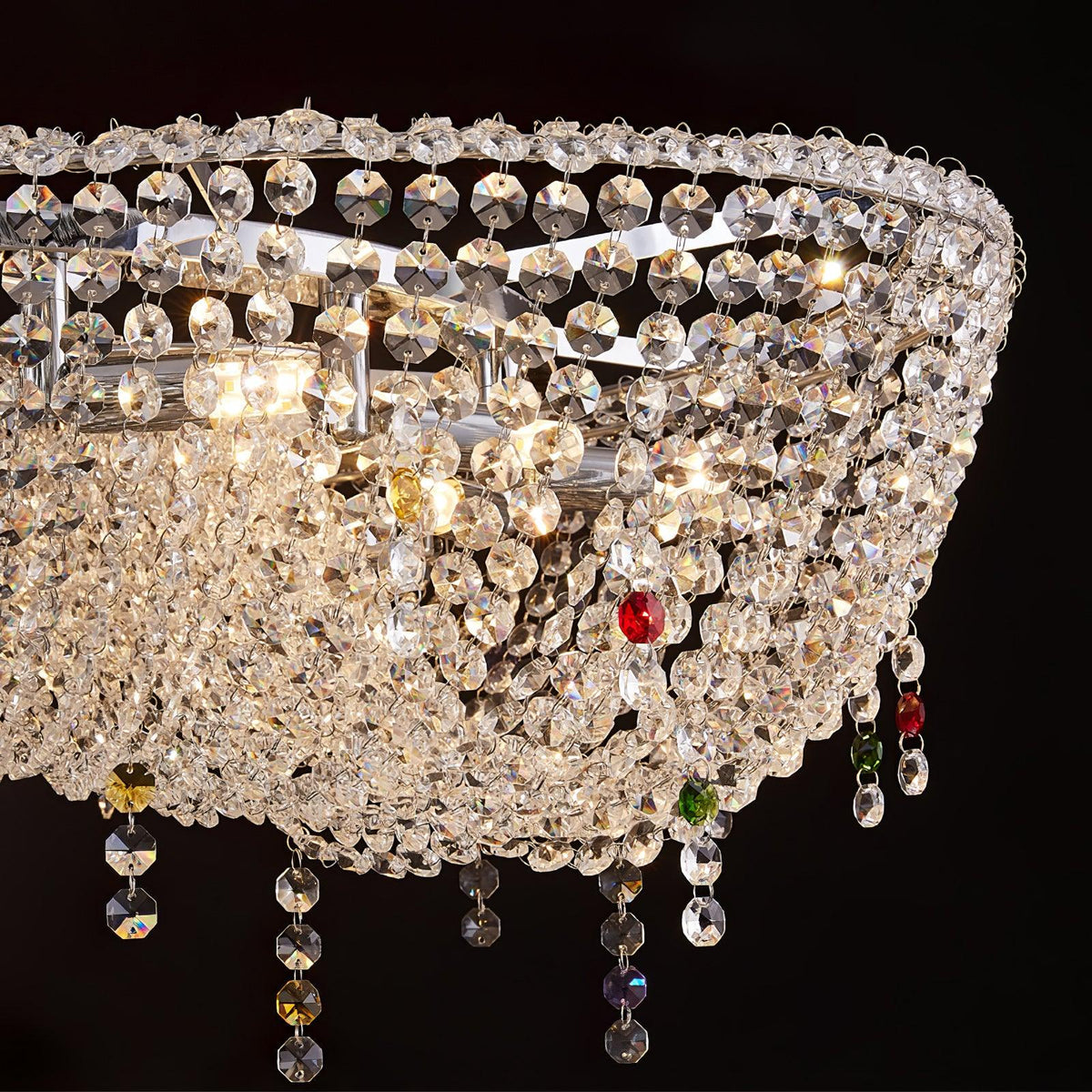 Bior Embellished Crystal Pendant Light