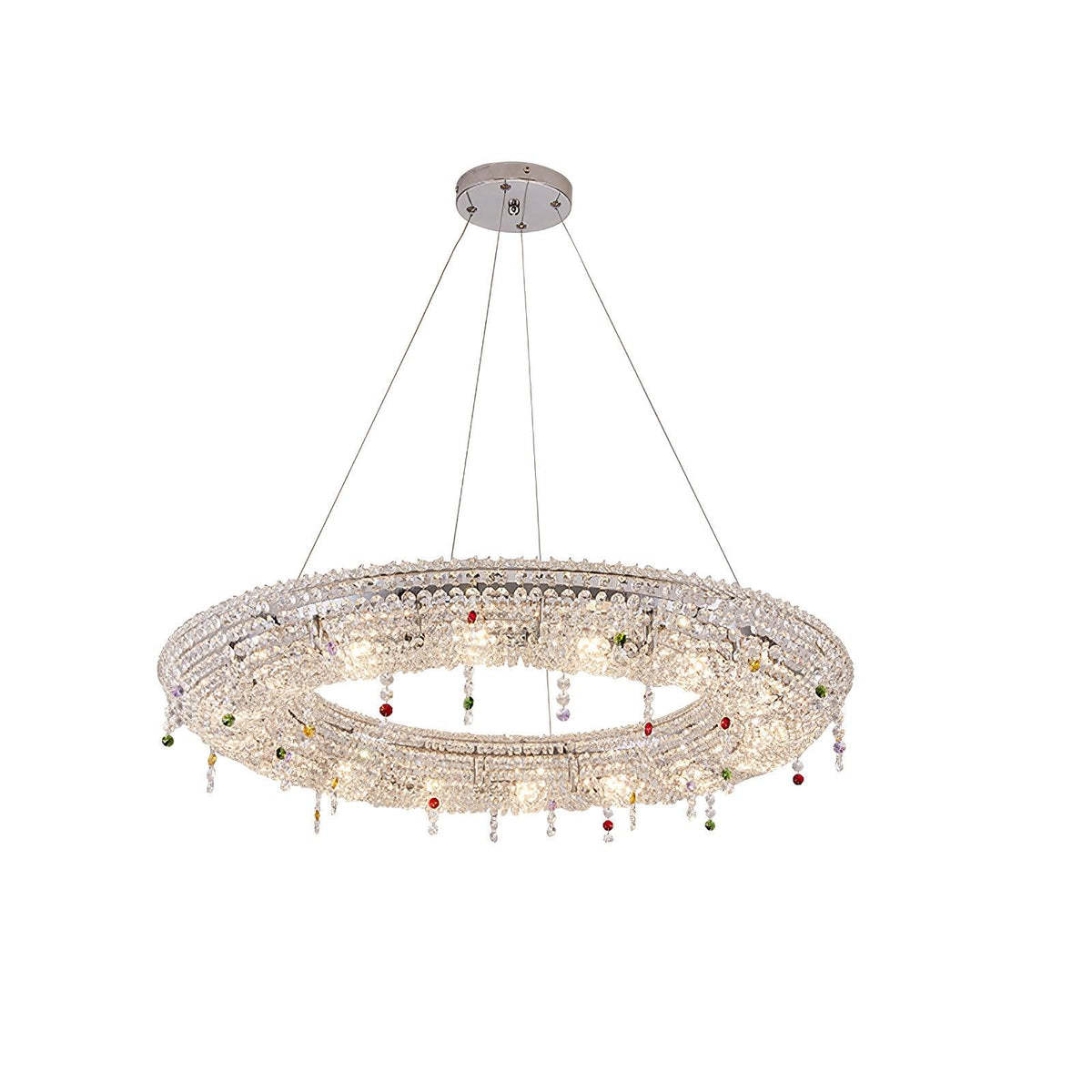 Bior Embellished Crystal Pendant Light