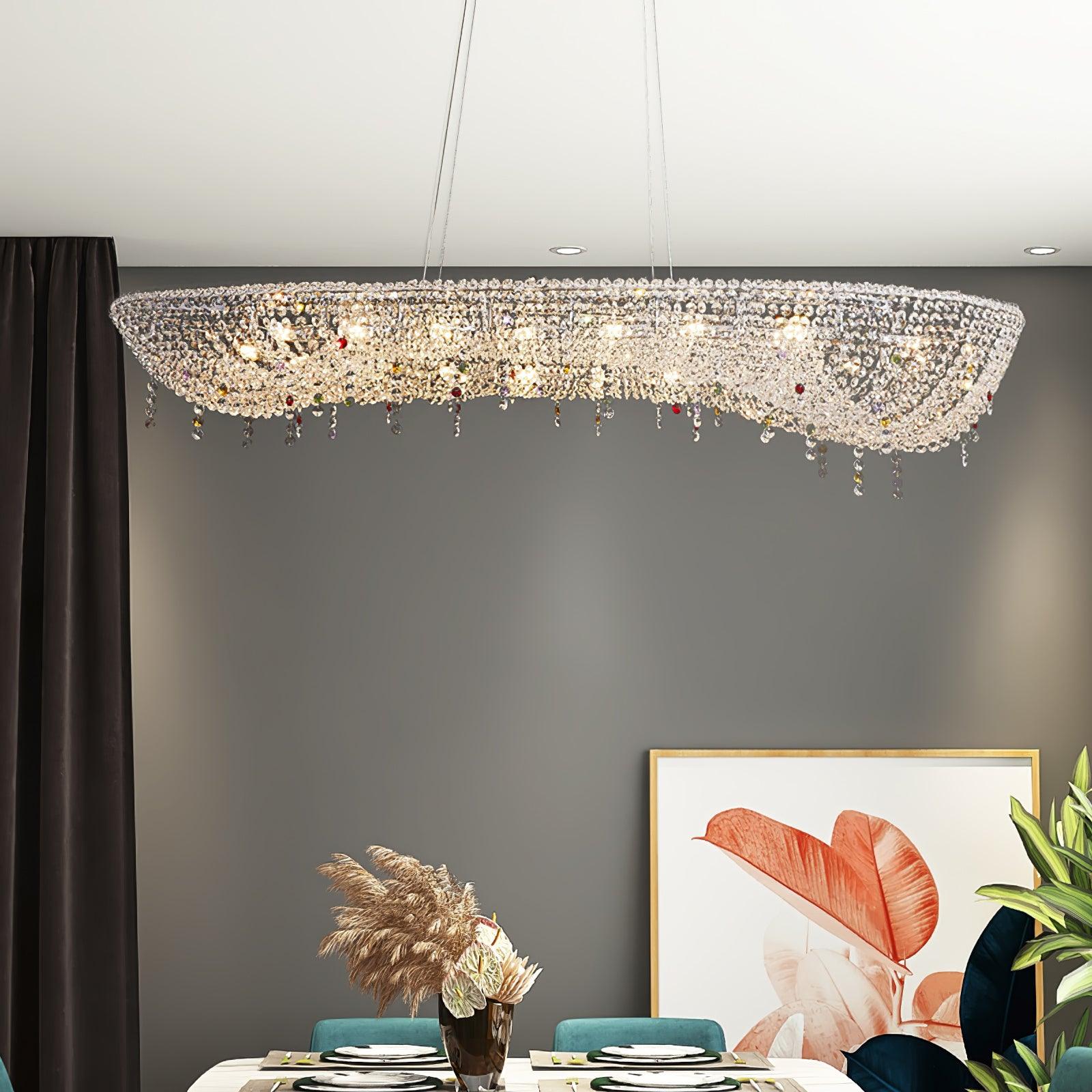 Bior Embellished Crystal Pendant Light