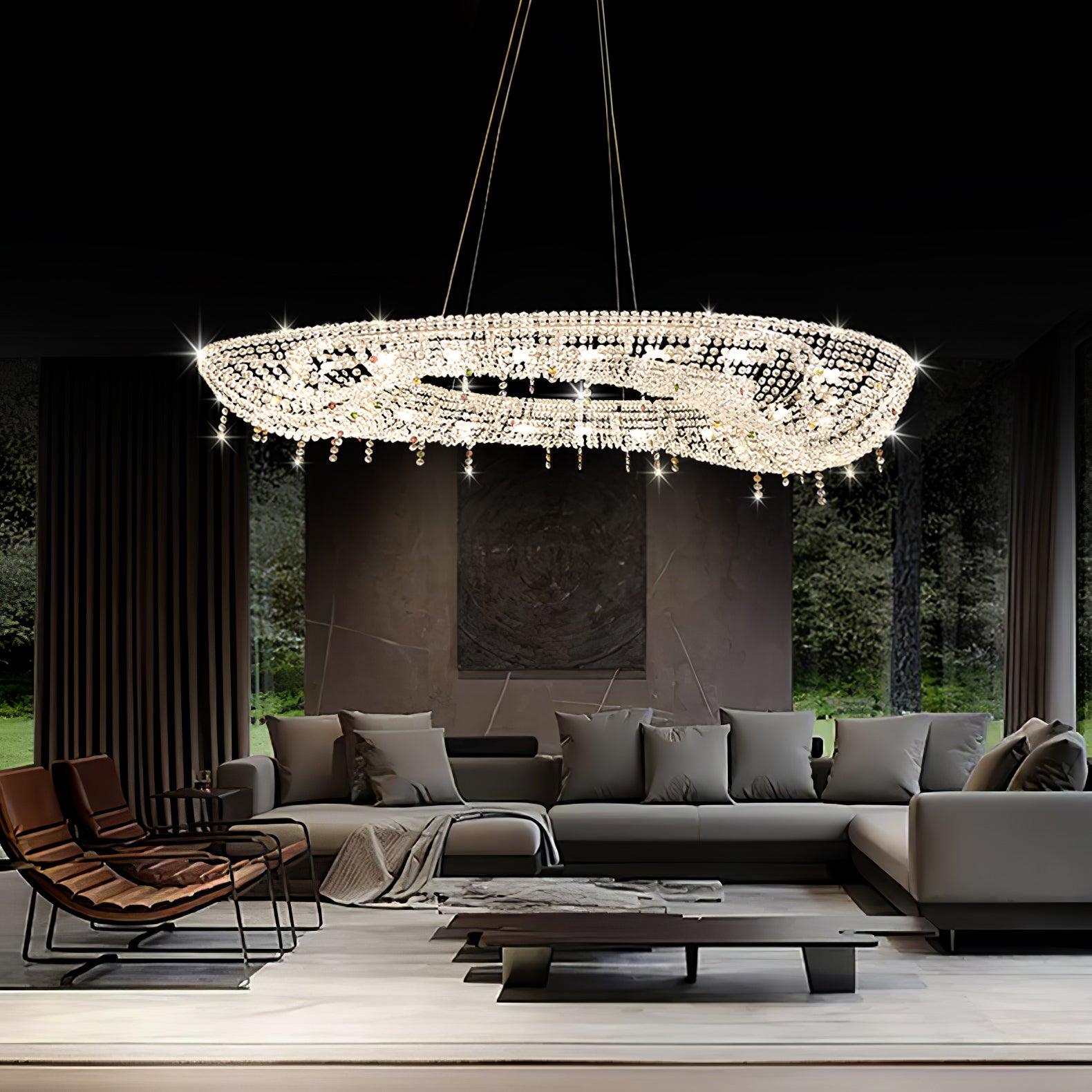 Bior Embellished Crystal Pendant Light