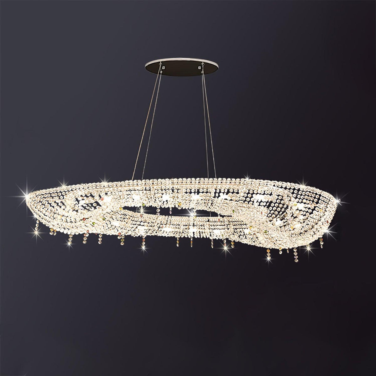 Bior Embellished Crystal Pendant Light