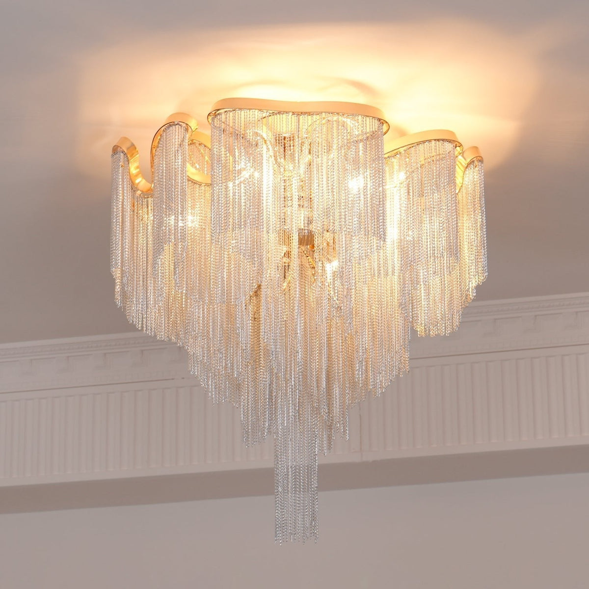 Mevrin Ceiling Lamp Modern Tassel Art