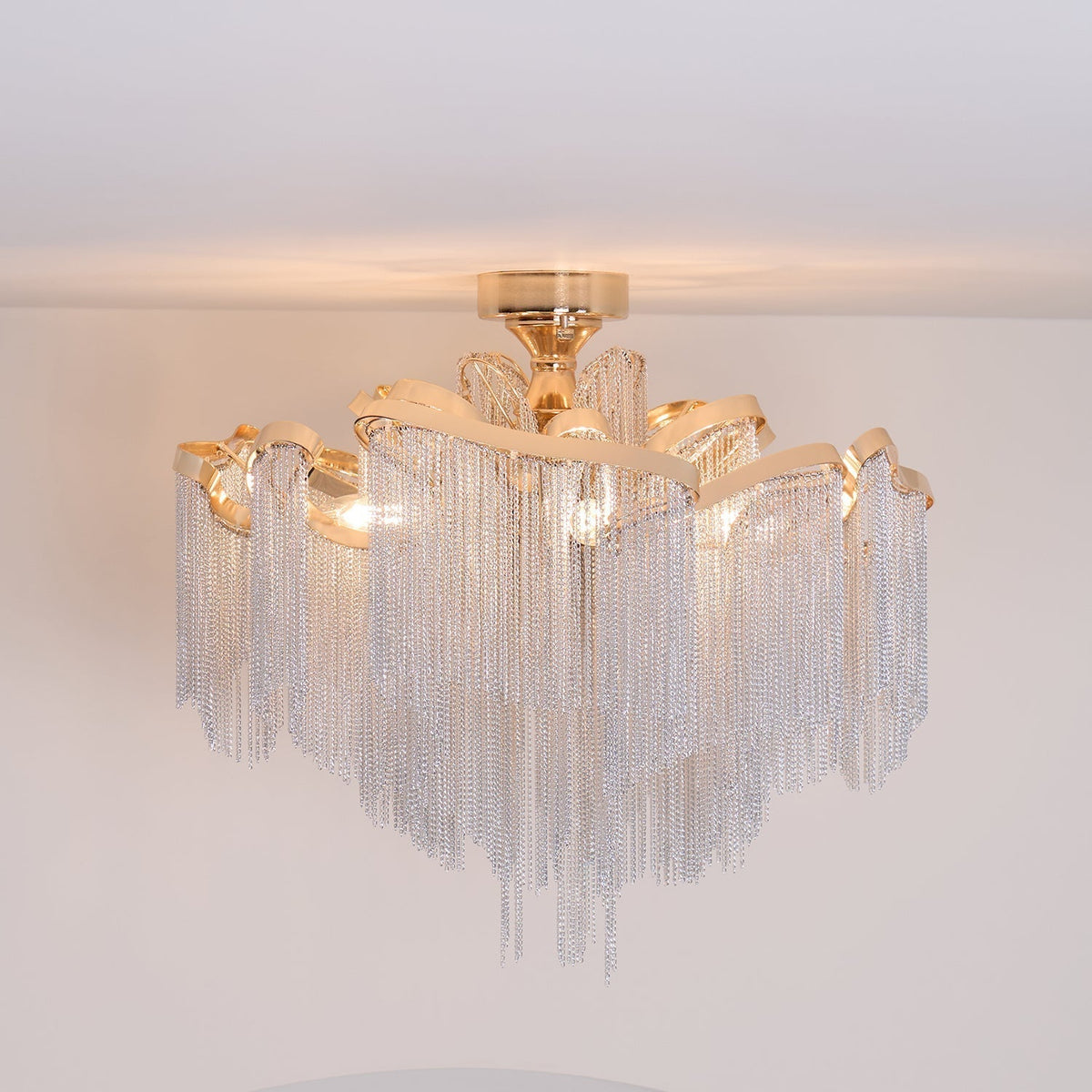 Mevrin Ceiling Lamp Modern Tassel Art