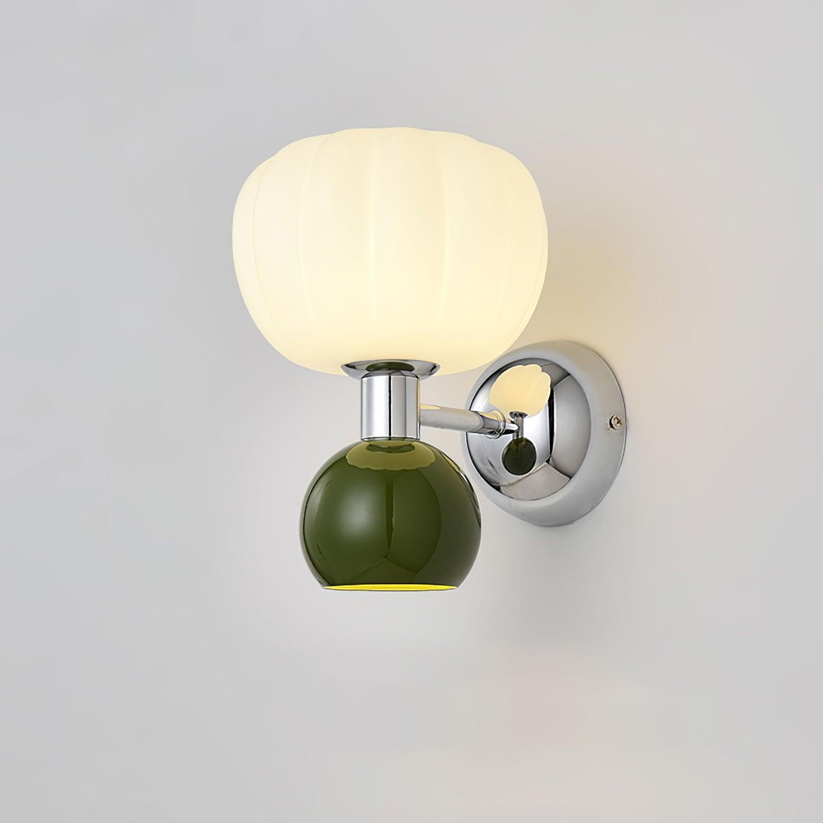 Jorvin Nordic Art Cream Plastic Sconce Wall lamp
