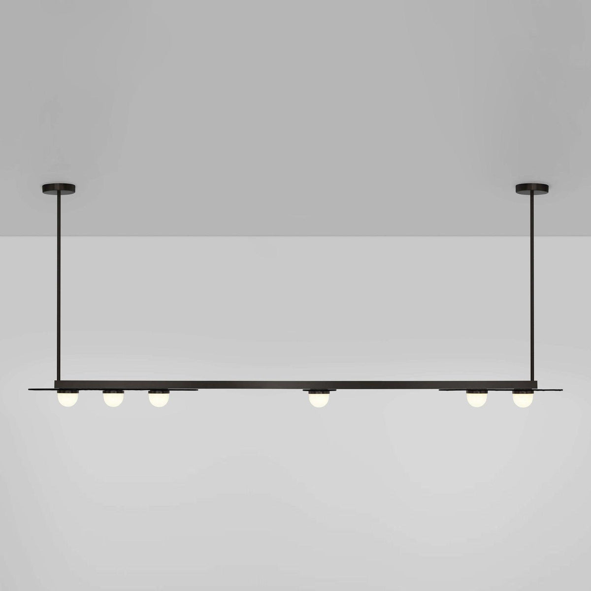 Solerelle Chandelier LED Linear Gold Frame