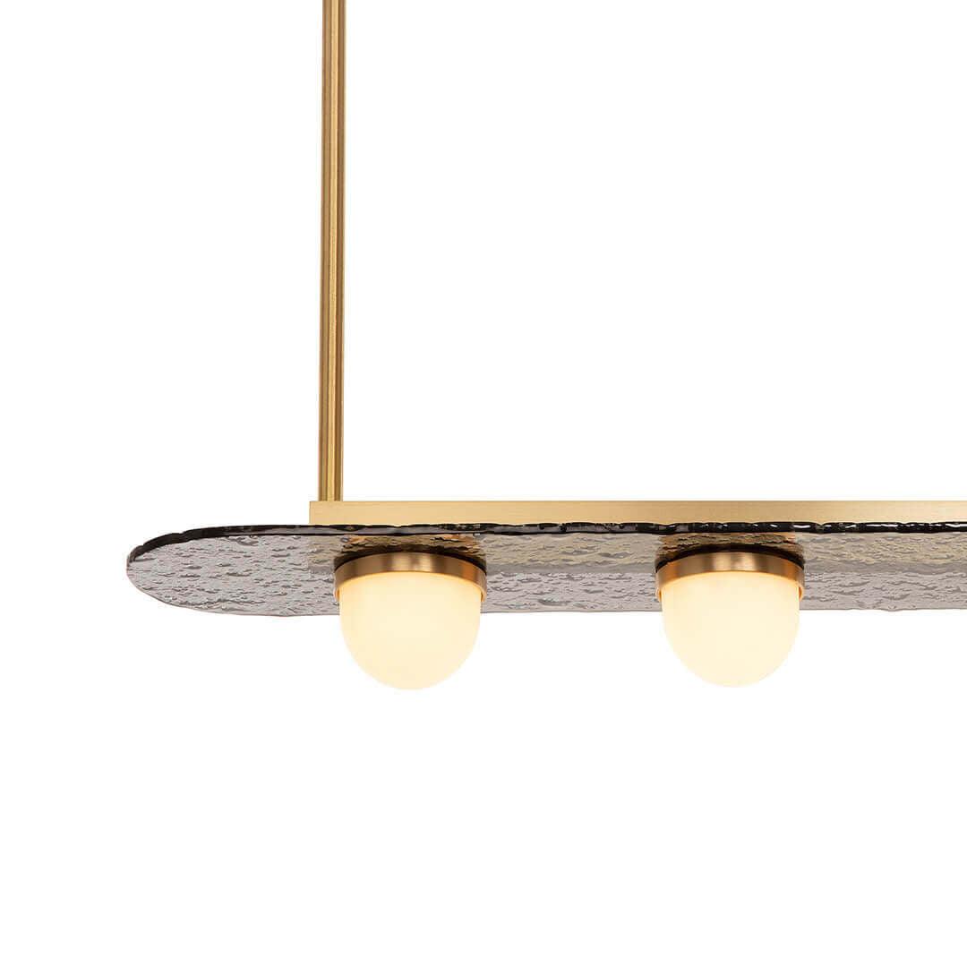 Solerelle Chandelier LED Linear Gold Frame