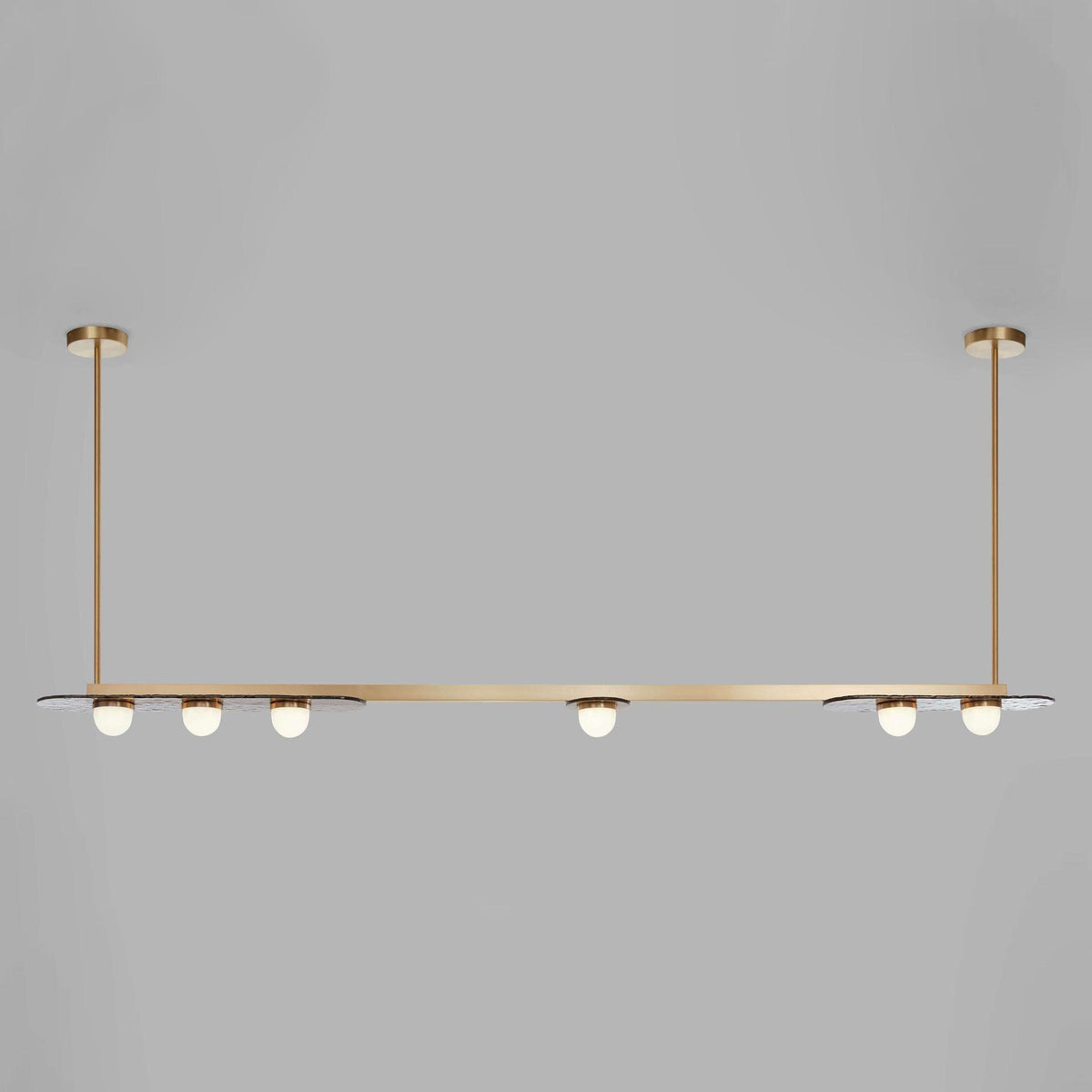 Solerelle Chandelier LED Linear Gold Frame