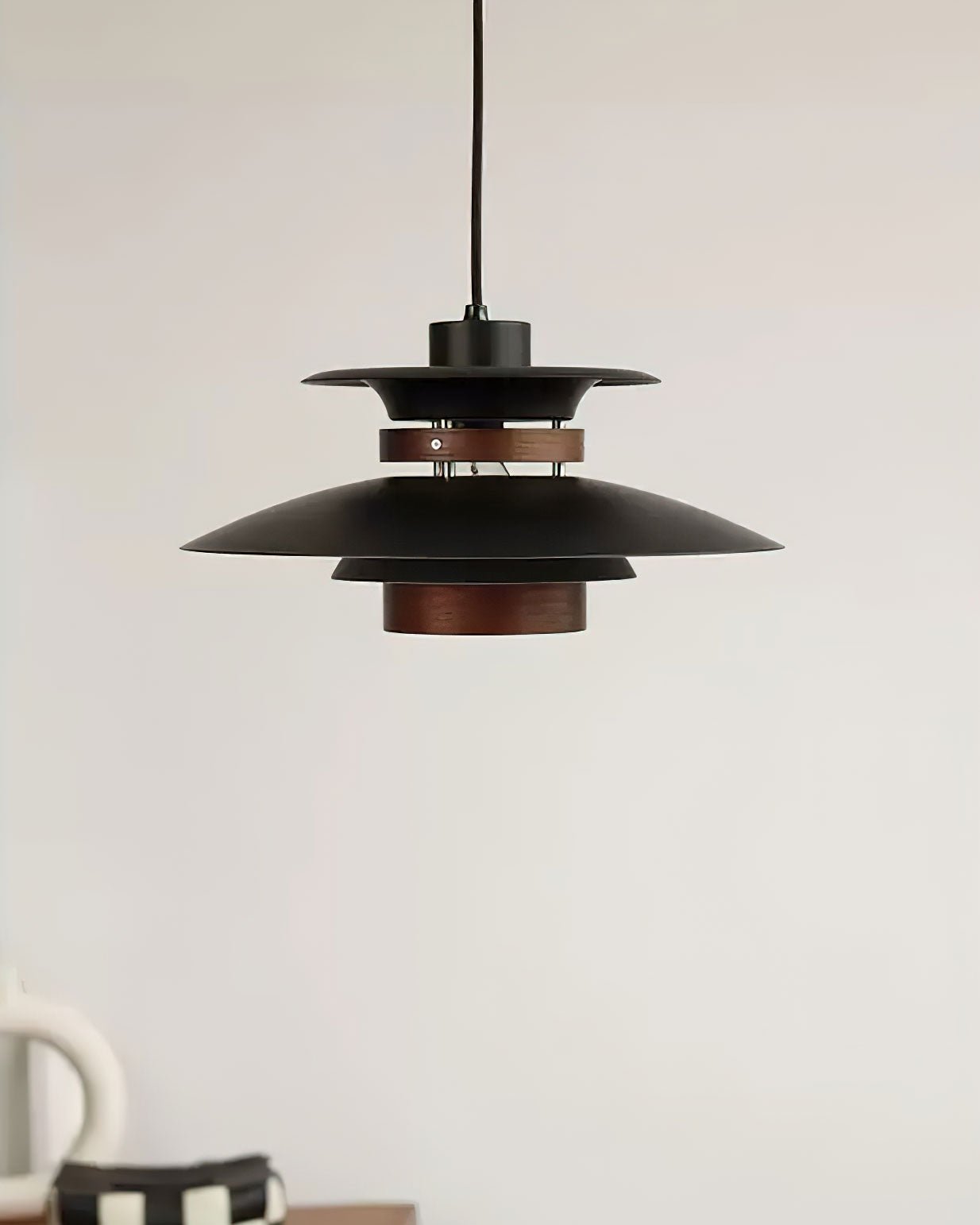 Sylelenne Wood Steel Pendant Lamp