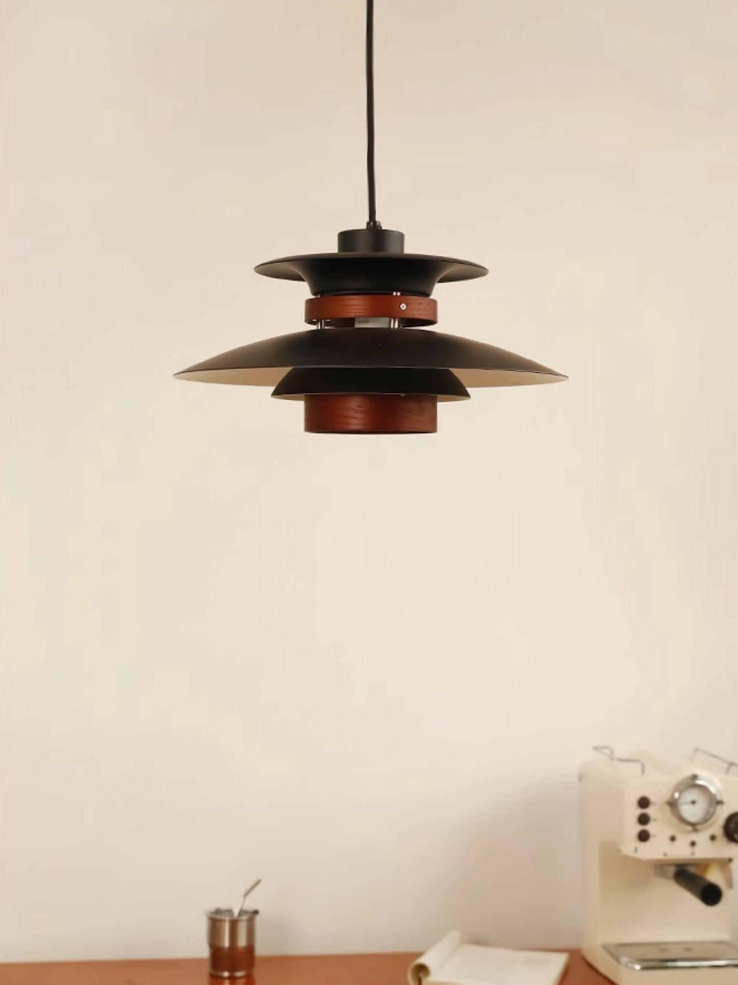 Sylelenne Wood Steel Pendant Lamp
