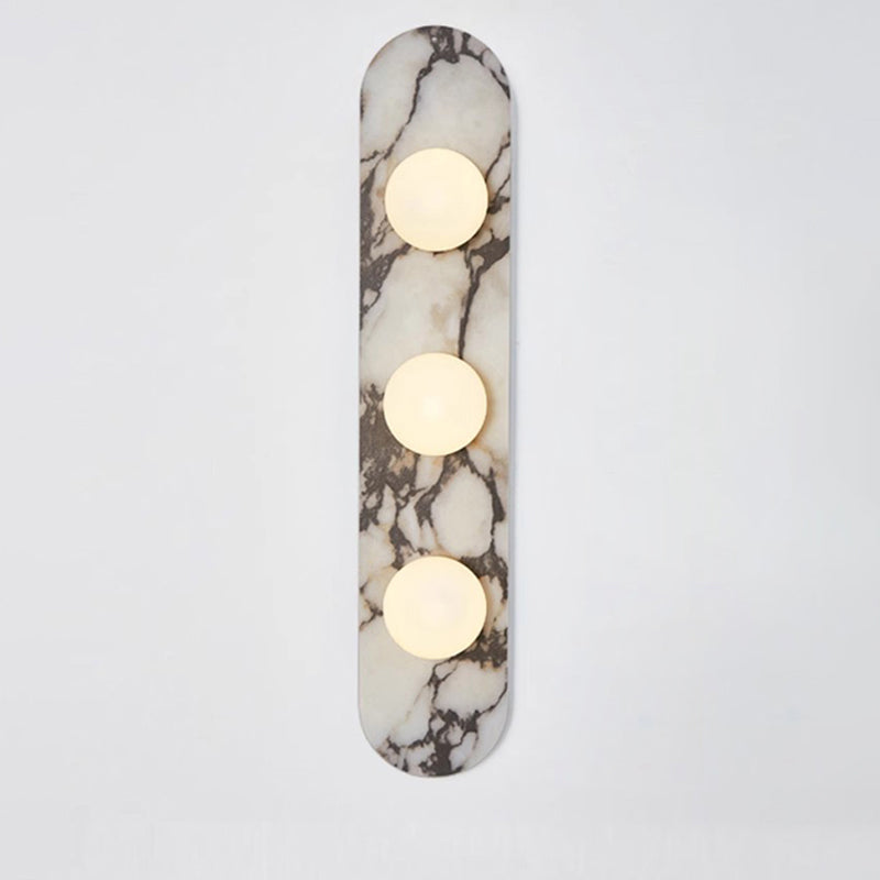 Covelyra Modern Minimalist Marble Glass Wall Lamp