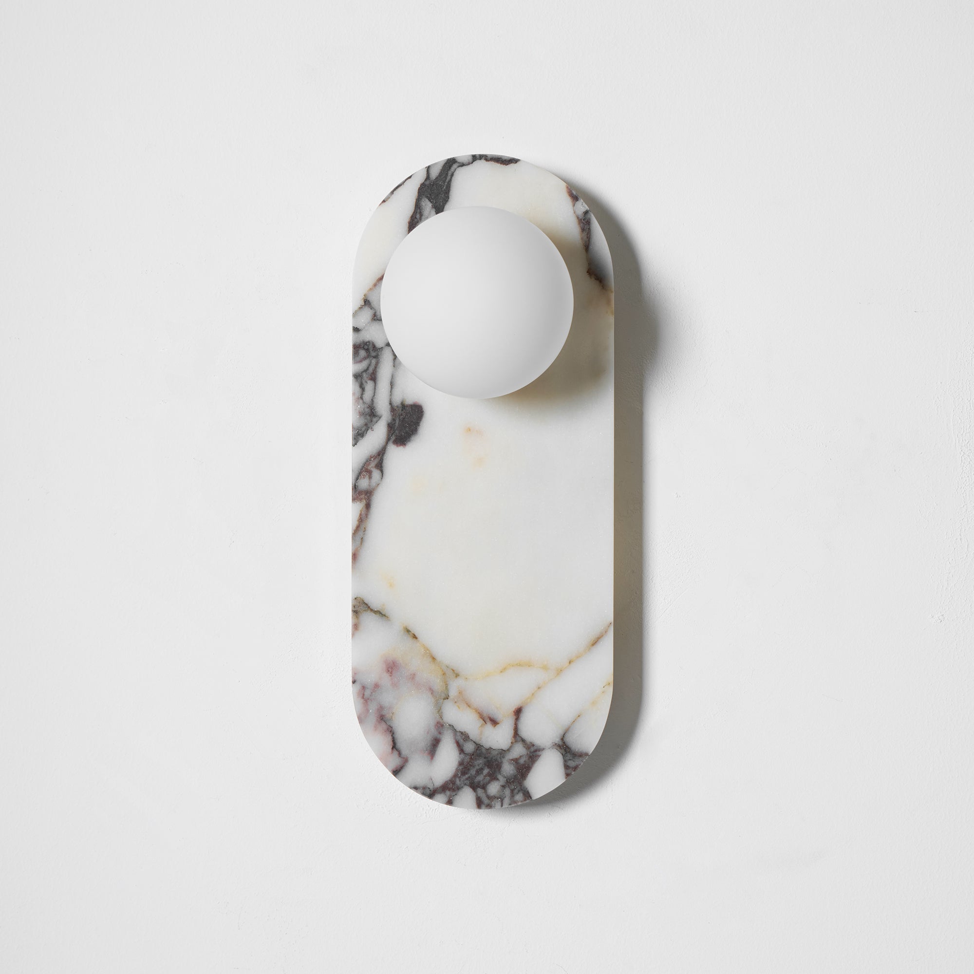 Covelyra Modern Minimalist Marble Glass Wall Lamp