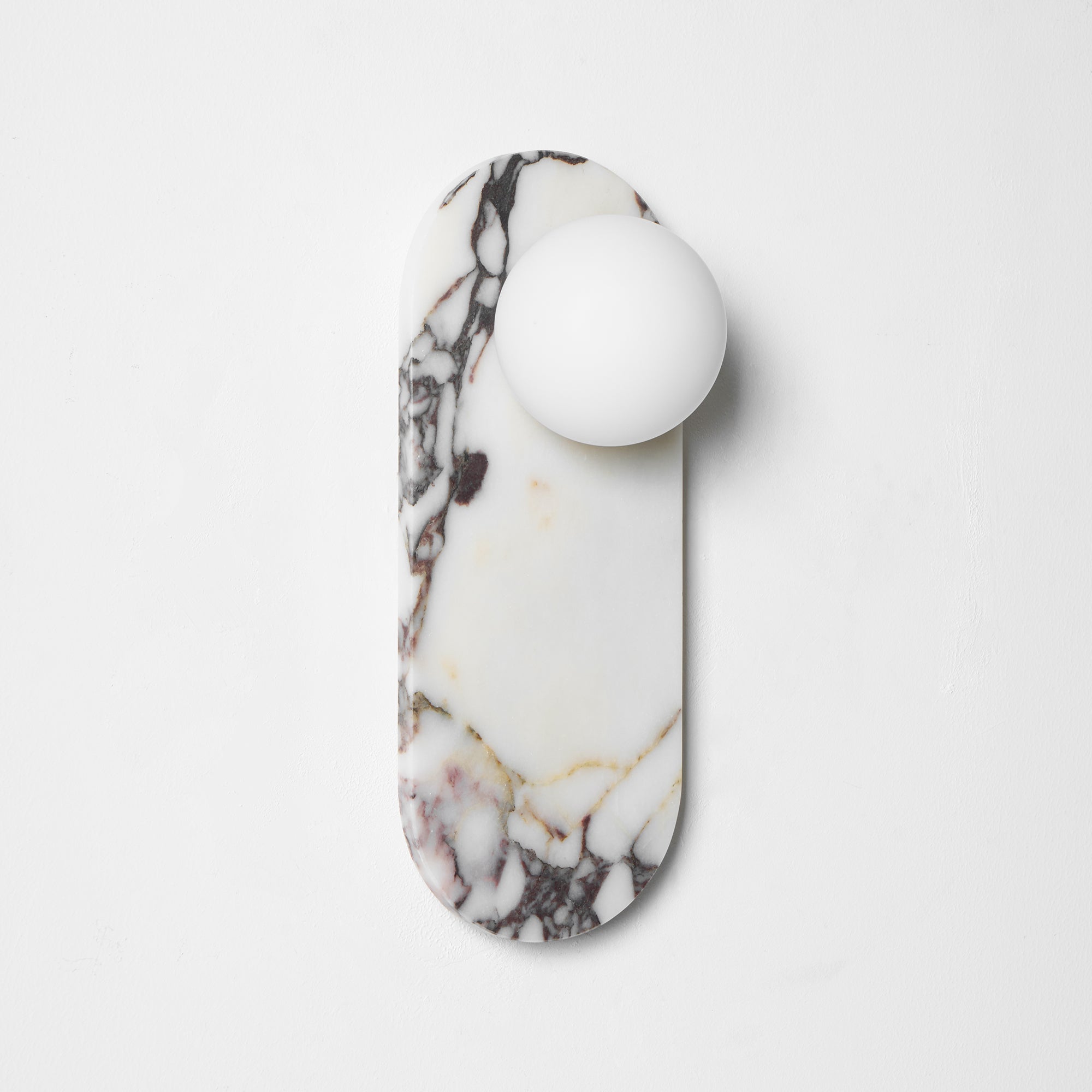 Covelyra Modern Minimalist Marble Glass Wall Lamp