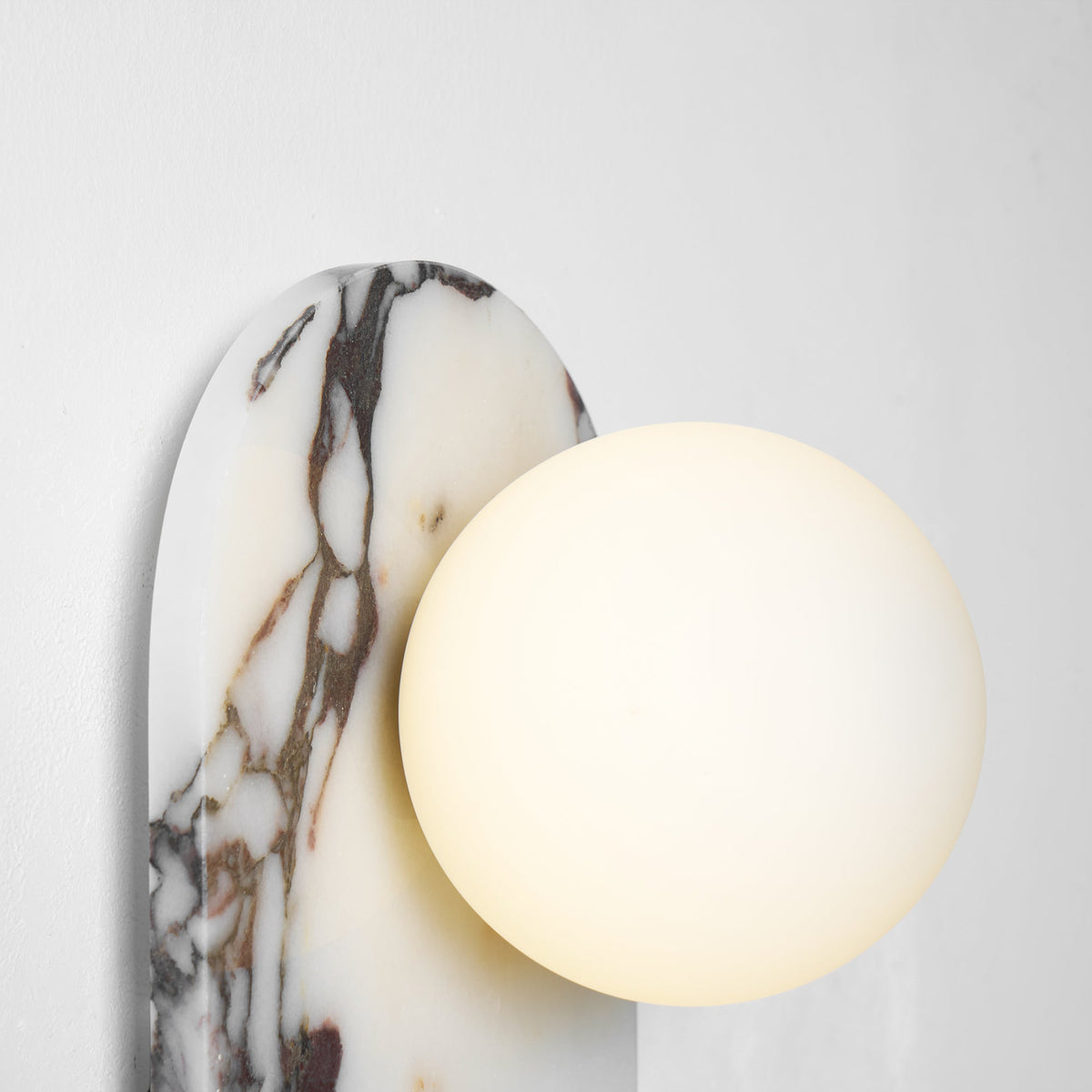 Covelyra Modern Minimalist Marble Glass Wall Lamp
