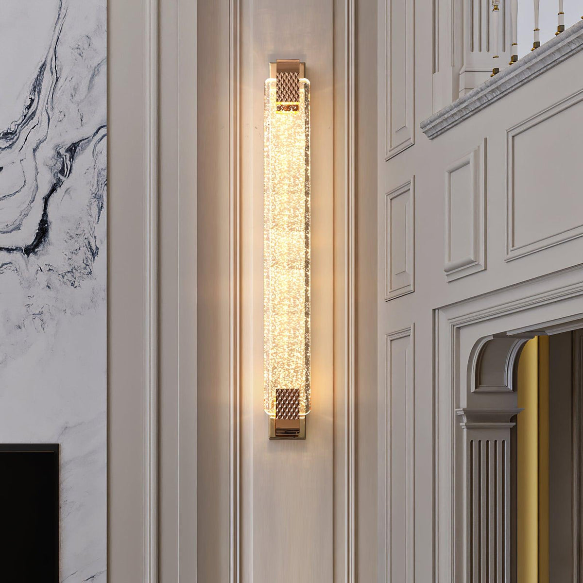Tevan Crystal Glam Wall Lamp