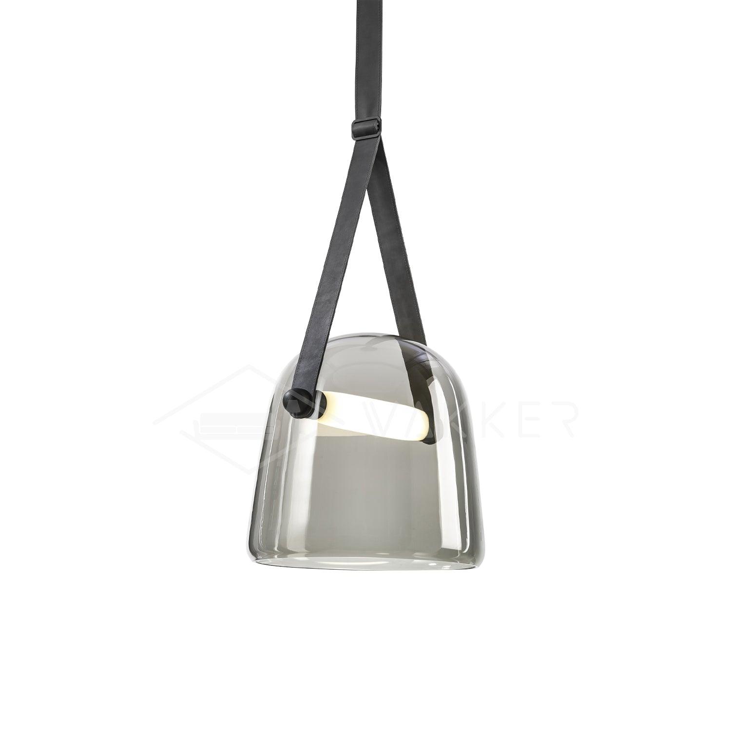 Averisce Leather Industrial Pendant Light