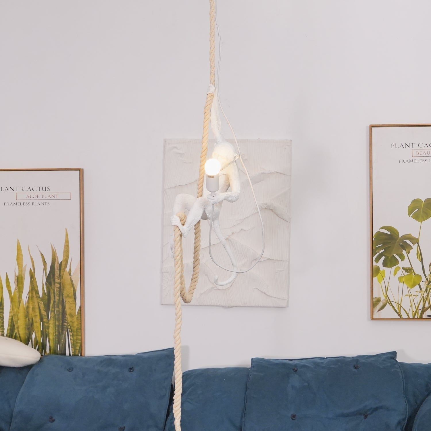 Epiran Resin Rope Artistic Pendant Lamp