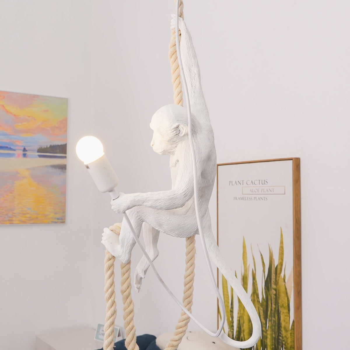 Epiran Resin Rope Artistic Pendant Lamp