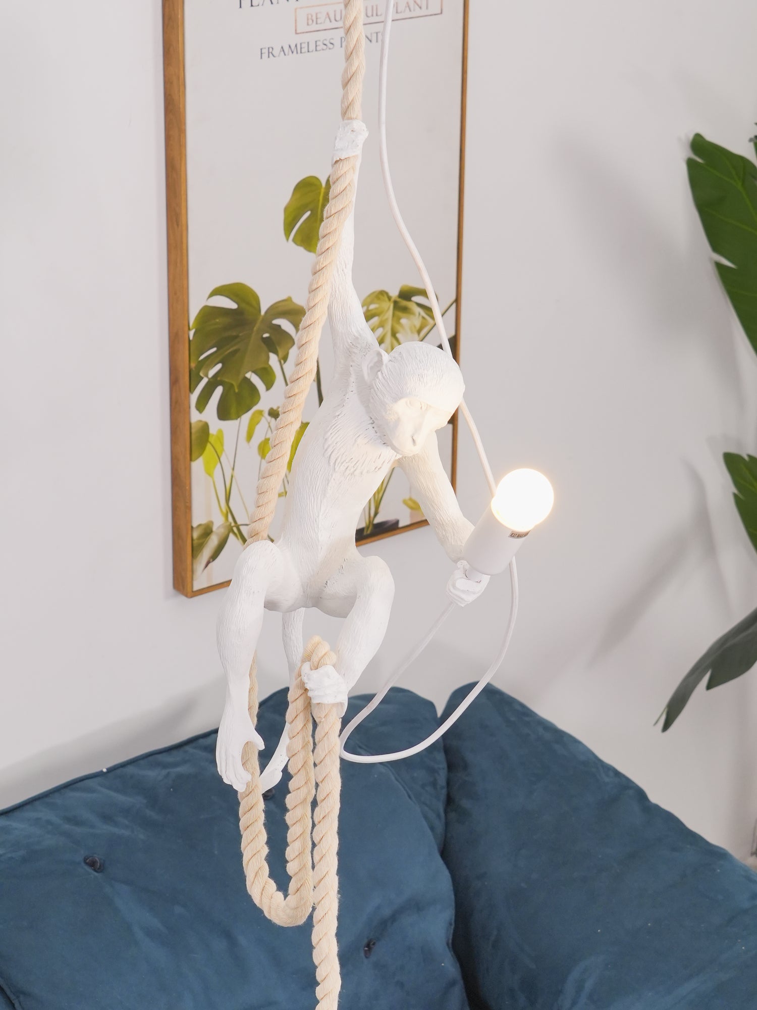 Epiran Resin Rope Artistic Pendant Lamp