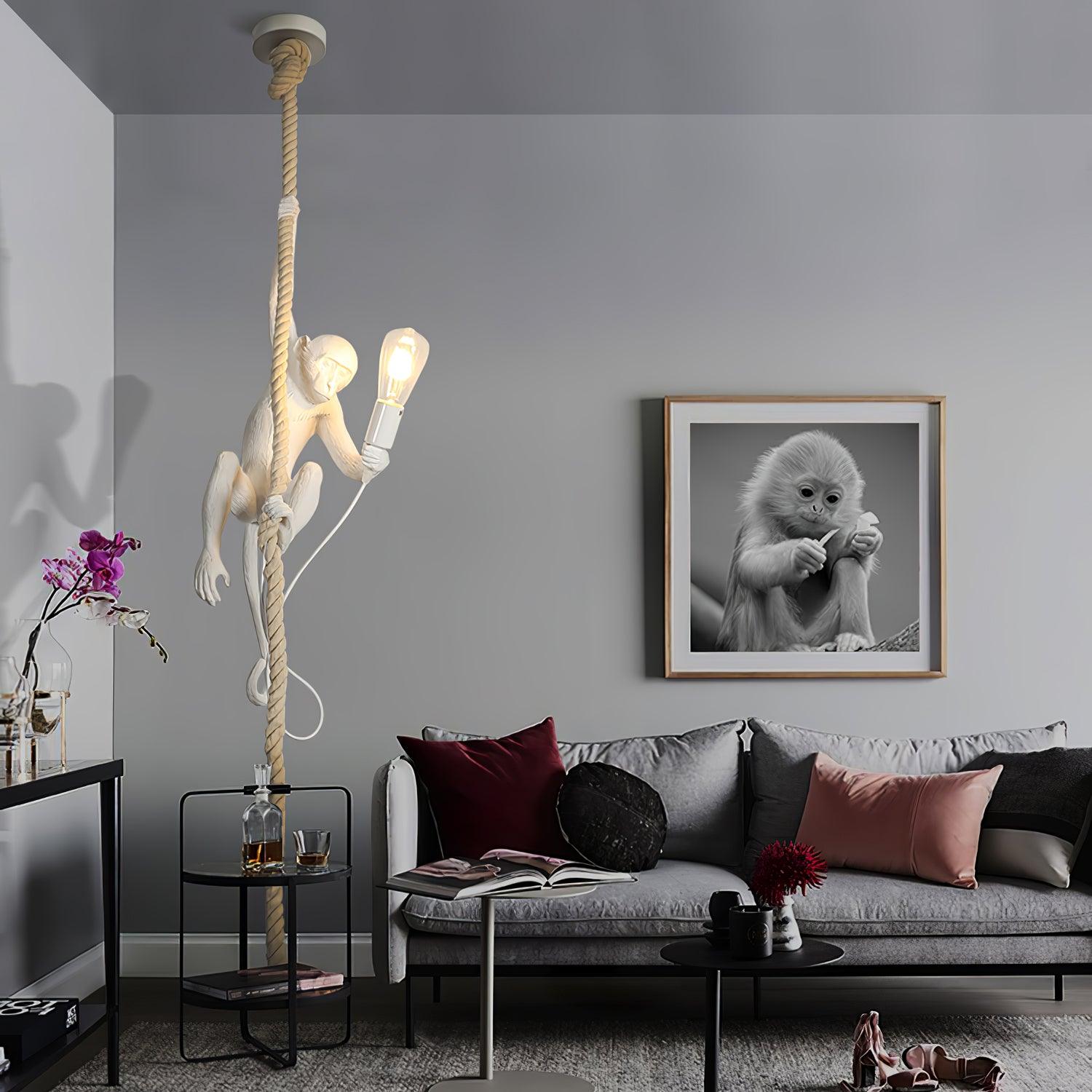 Epiran Resin Rope Artistic Pendant Lamp