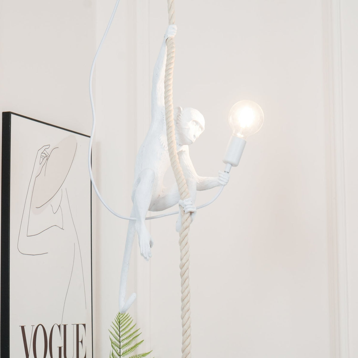 Epiran Resin Rope Artistic Pendant Lamp
