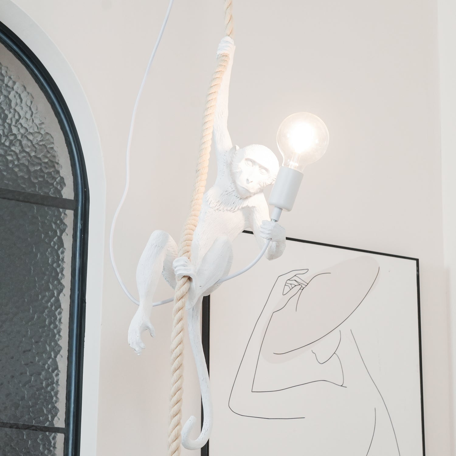 Epiran Resin Rope Artistic Pendant Lamp