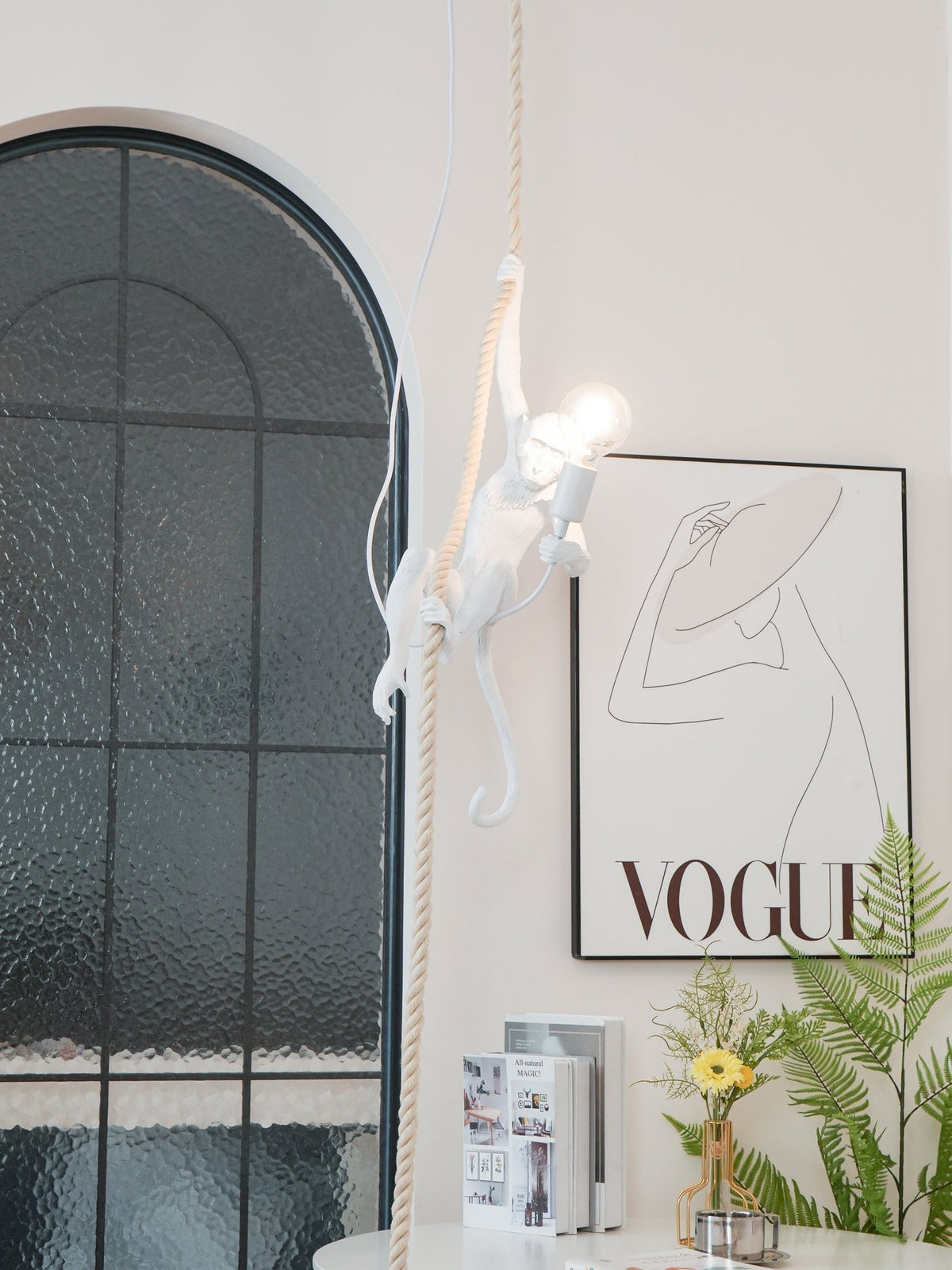 Epiran Resin Rope Artistic Pendant Lamp