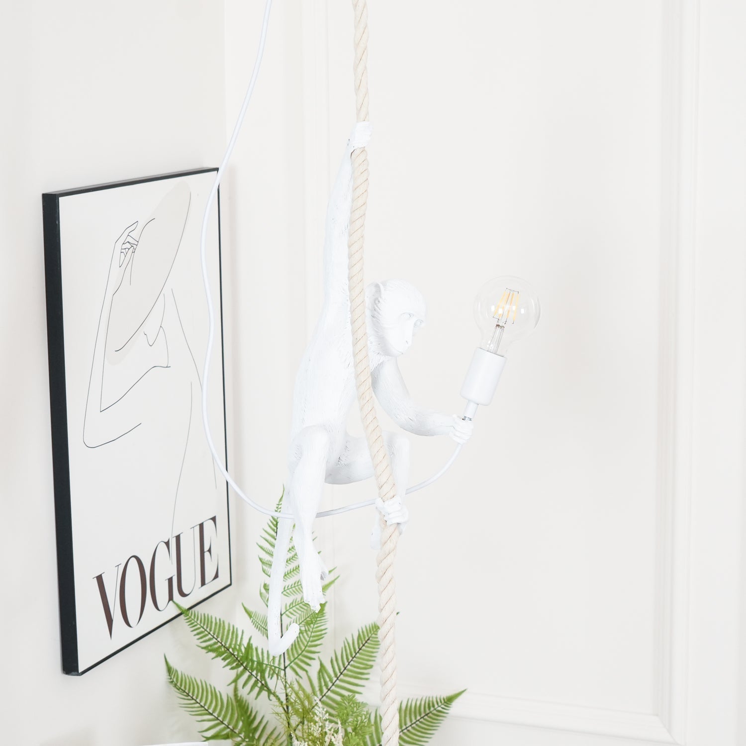Epiran Resin Rope Artistic Pendant Lamp
