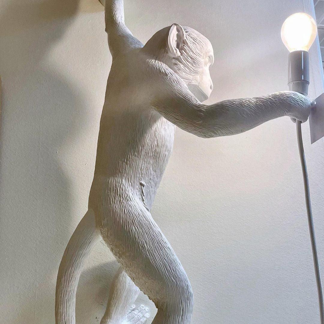 Bnx Art Unique Monkey Resin Wall Lamp
